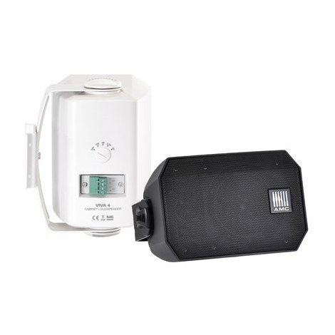 Shure | Wall Mount Plastic Loudspeakers | VIVA 4 | 20 W | White/Black | 89 dB